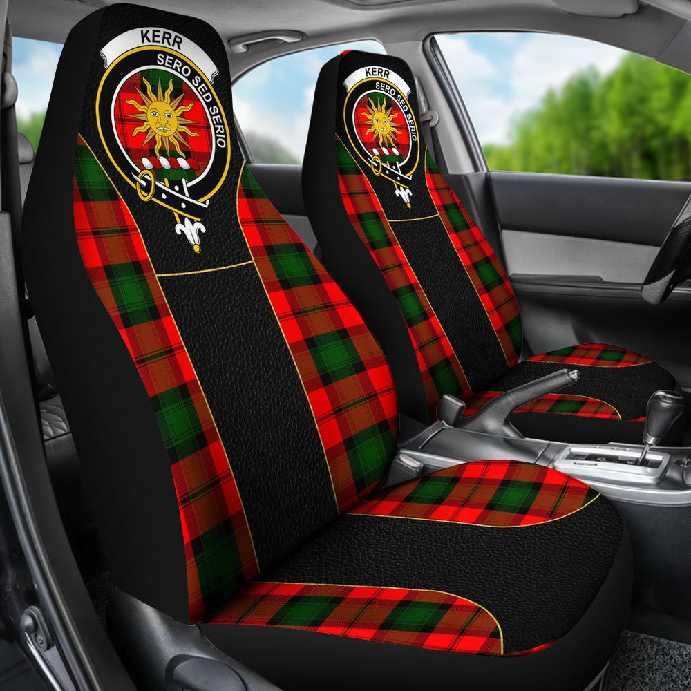 Clan Kerr Tartan Crest Special Style Car Seat Cover XN47 Clan Kerr Tartan Today   