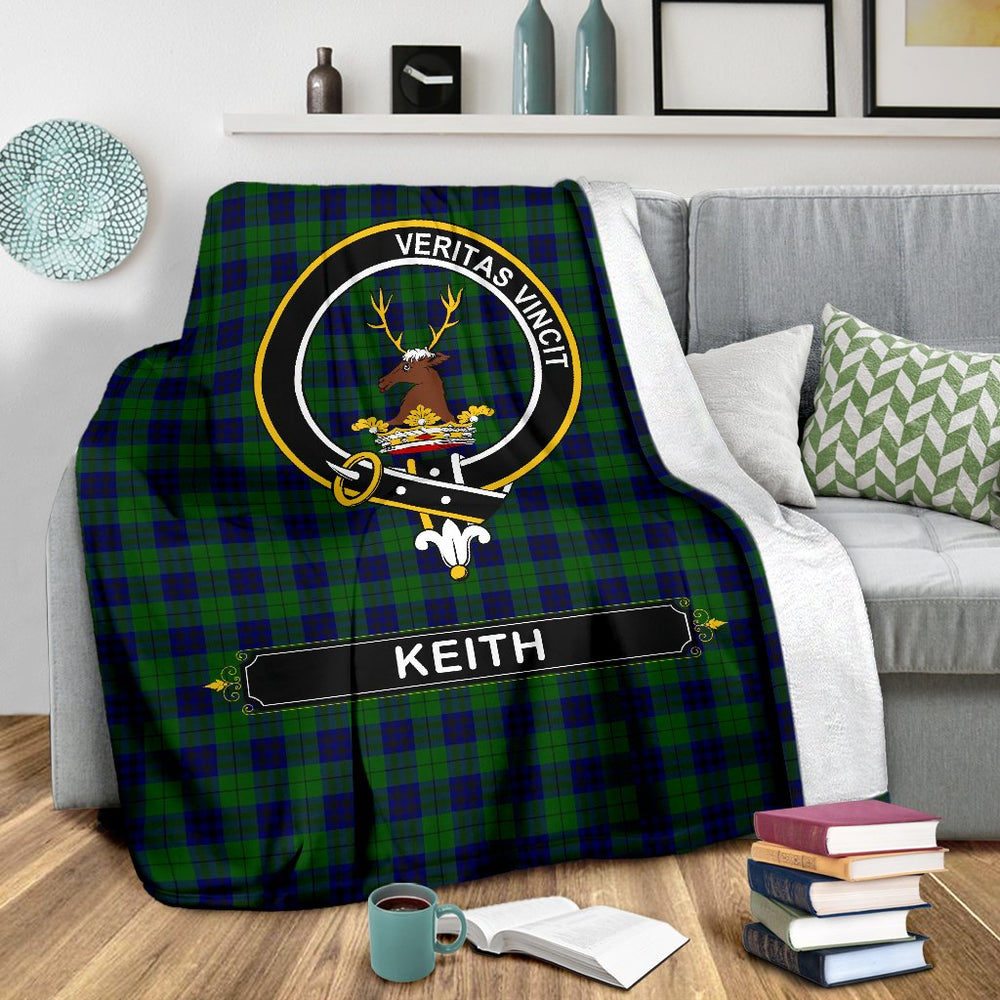 Clan Keith Tartan Crest Blanket 3 Sizes PN91 Clan Keith Tartan Today   