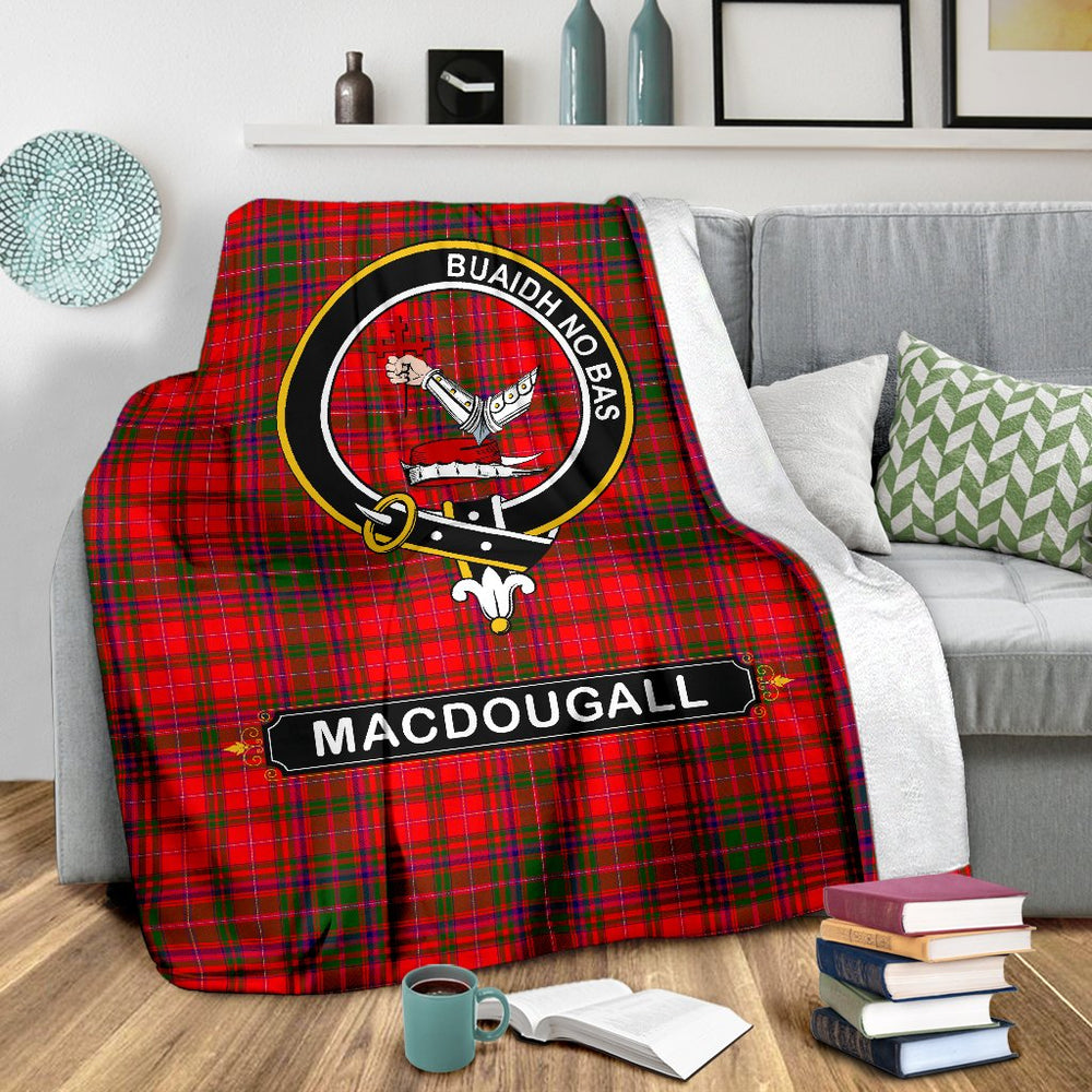 Clan MacDougall Family Tartan Crest BlanketsVI74 Clan MacDougall Tartan Today   