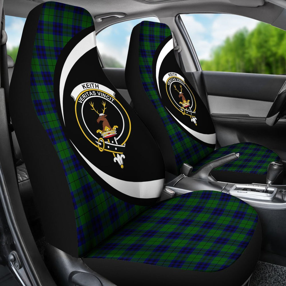 Clan Keith Modern Tartan Crest Car Seat Cover PN82 Clan Keith Tartan Today   