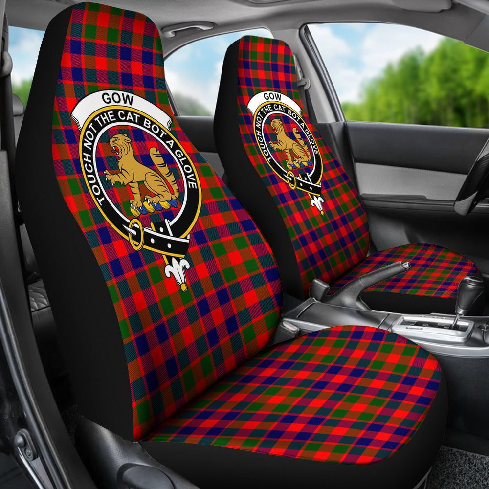 Clan Gow Of Mcgouan Tartan Crest Car seat Cover PI29 Clan Gow Tartan Today   