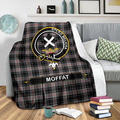 Clan Moffat Family Tartan Crest Blanket 3 Sizes ZJ62 Clan Moffat Tartan Today   