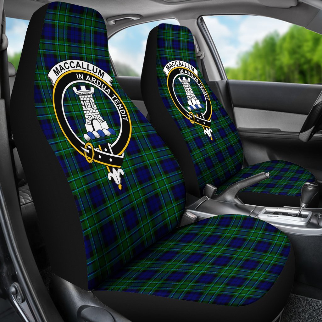 Clan MacCallum (Malcolm) Tartan Crest Car Seat Cover XQ11 Clan MacCallum Tartan Today   