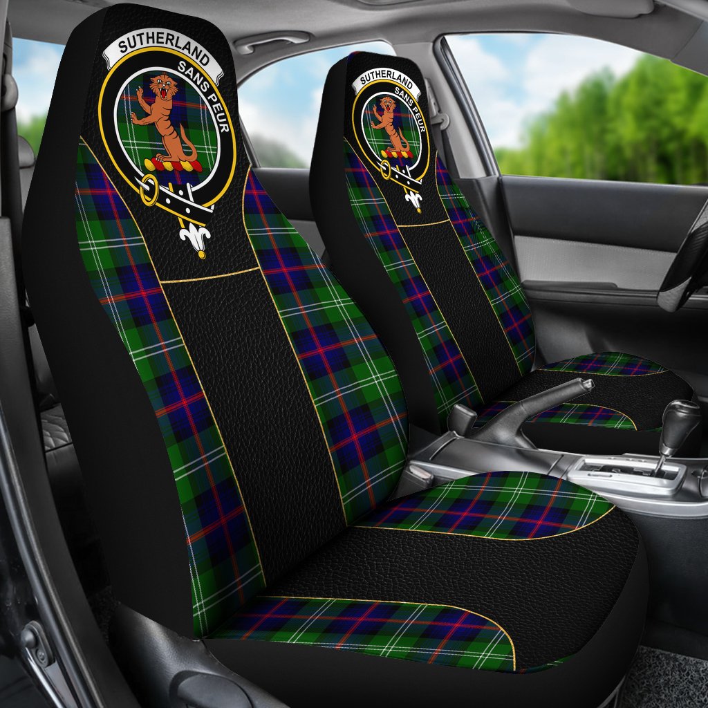 Clan Sutherland Tartan Crest Car Seat Cover  Special VersionHL51 Clan Sutherland Tartan Today   