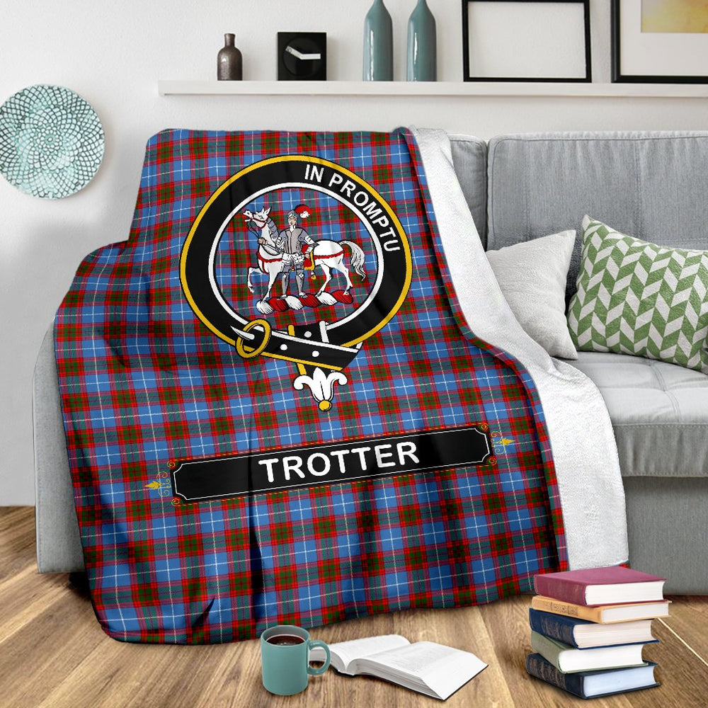 Clan Trotter Family Tartan Crest BlanketsBH33 Clan Trotter Tartan Today   