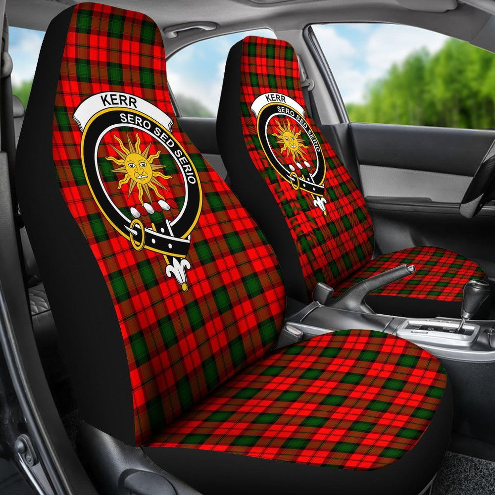 Clan Kerr Tartan Crest Car Seat Cover HP99 Clan Kerr Tartan Today   