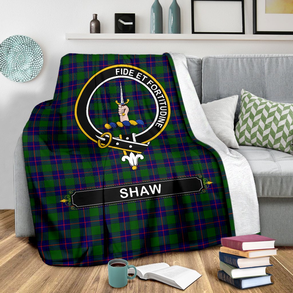 Clan Shaw (of Tordarroch) Tartan Crest BlanketsDG48 Clan Shaw Tartan Today   