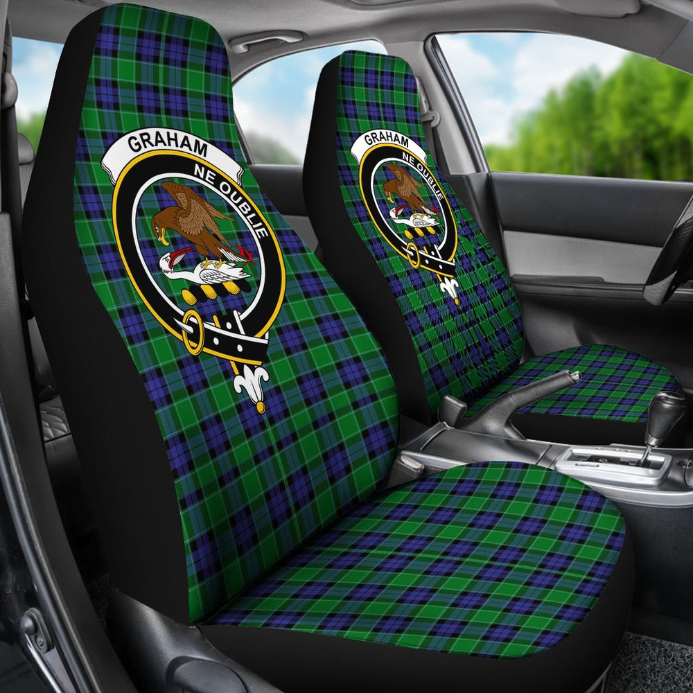 Clan Graham of Menteith Modern Tartan Crest Car Seat Cover SA92 Clan Graham Tartan Today   