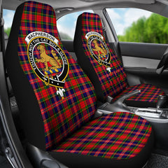 Clan Macpherson Tartan Crest Car Seat Cover VL58 Clan MacPherson Tartan Today   