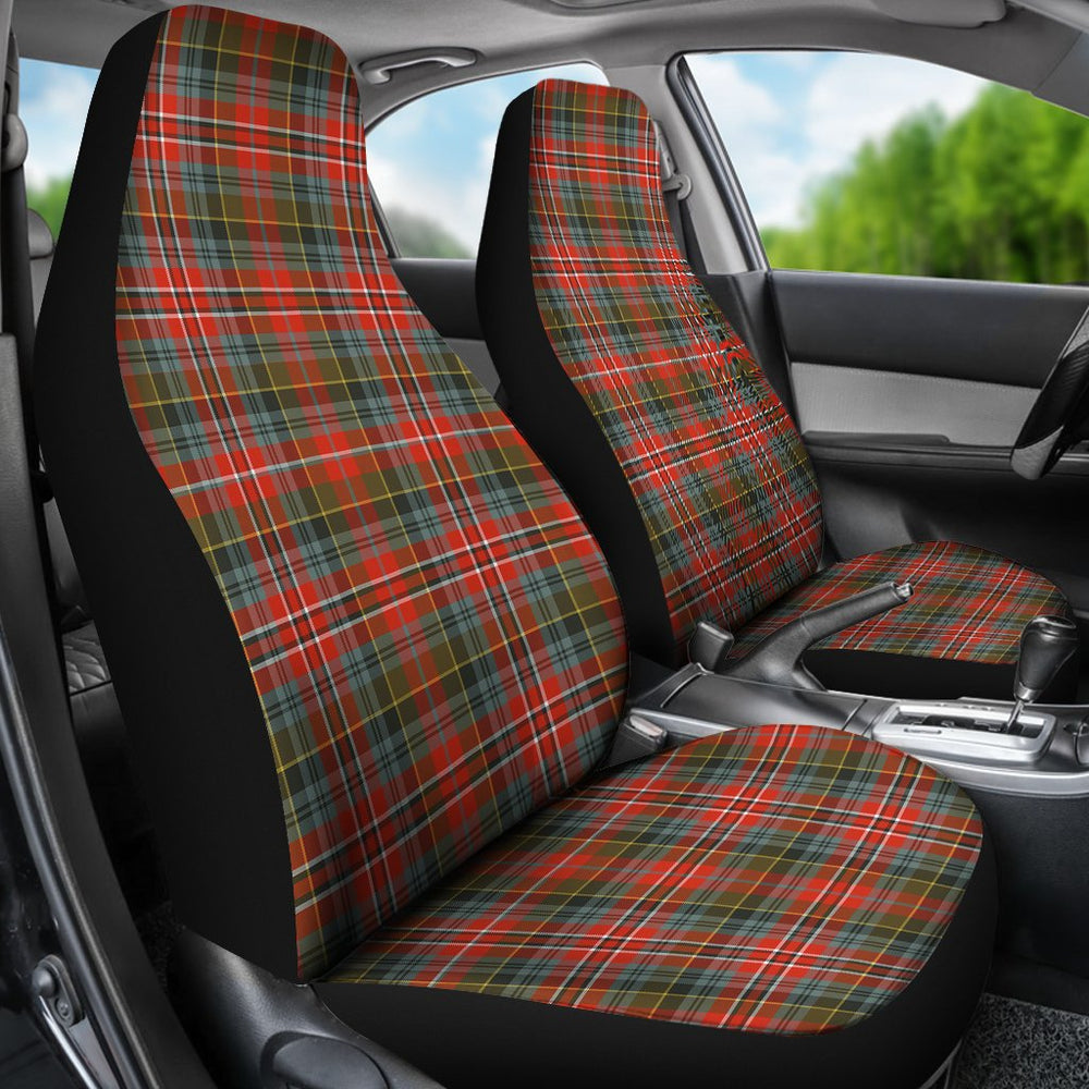 Clan Macpherson Weathered Tartan Car Seat Cover GT82 Clan MacPherson Tartan Today   