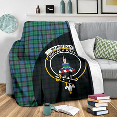 Clan Morrison Ancient Tartan Crest Blanket Wave Style EG60 Clan Morrison Tartan Today   