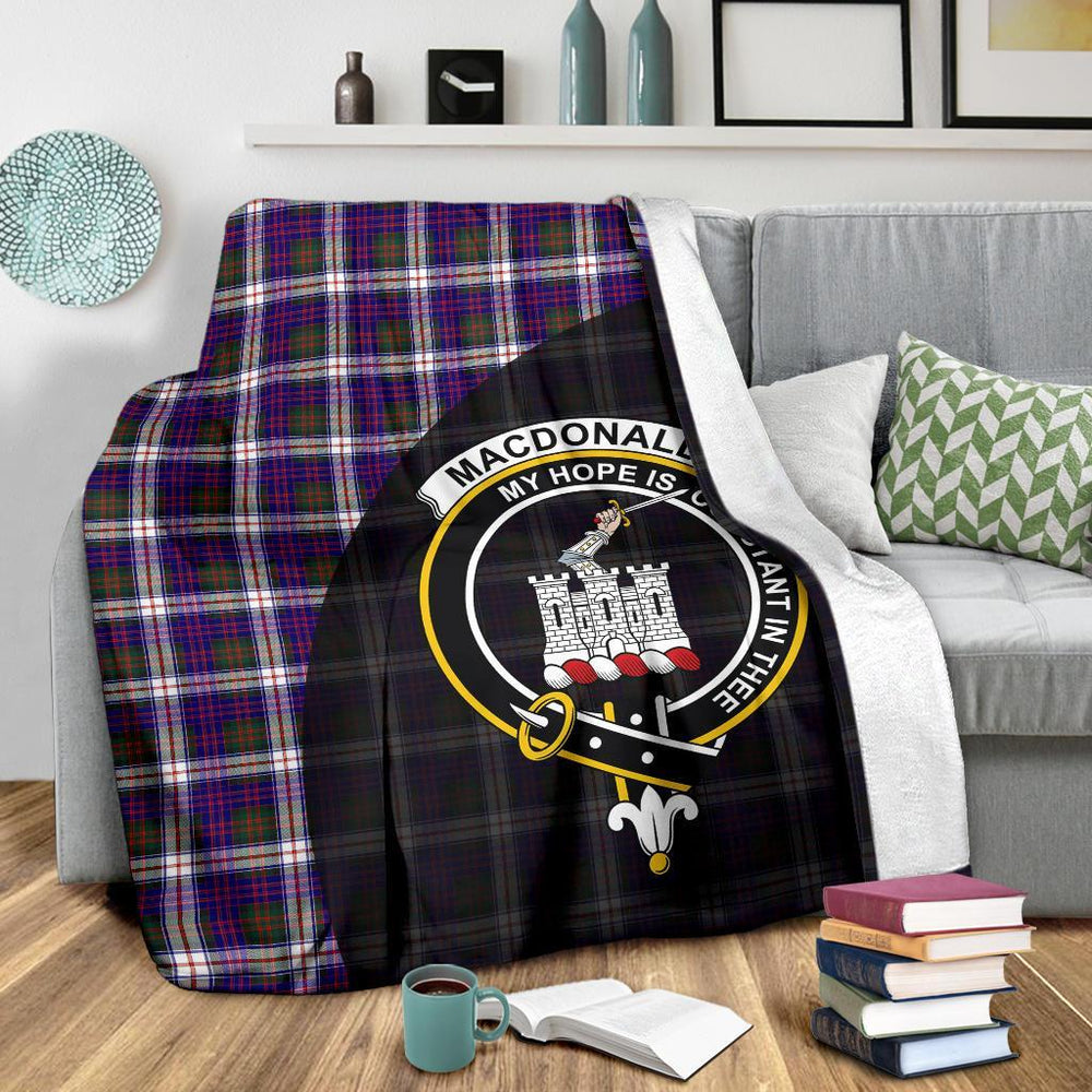 Clan MacDonald Dress Modern Tartan Crest Blanket Wave Style KS35 Clan MacDonald Tartan Today   