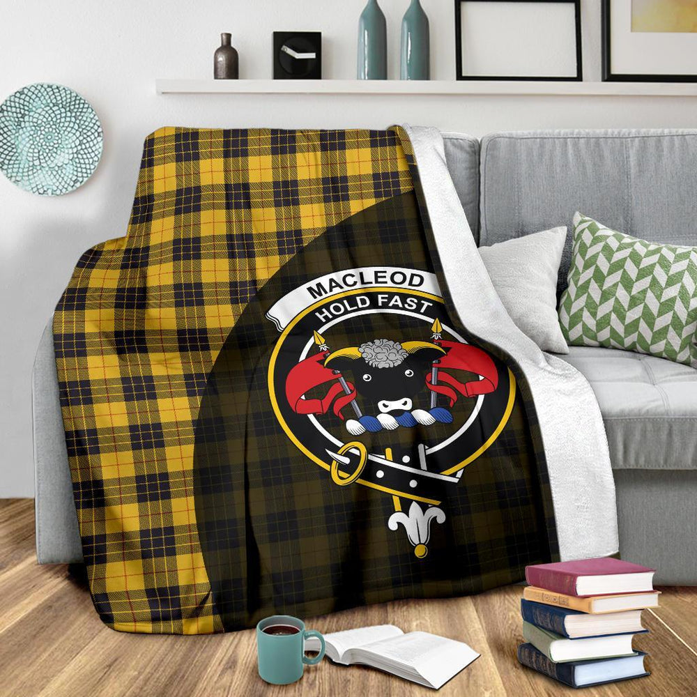 Clan MacLeod of Lewis Ancient Tartan Crest Blanket Wave Style ZG22 Clan Hall Tartan Today   