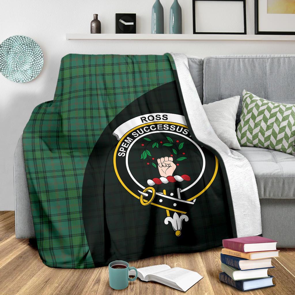 Clan Ross Hunting Ancient Tartan Crest Blanket Wave Style BX33 Clan Ross Tartan Today   