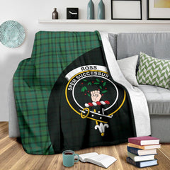 Clan Ross Hunting Ancient Tartan Crest Blanket Wave Style BX33 Clan Ross Tartan Today   