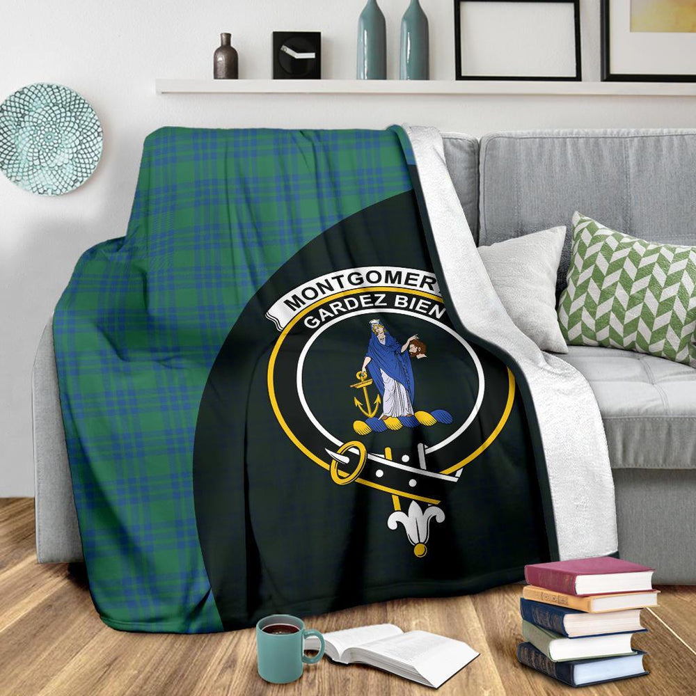 Clan Montgomery Ancient Tartan Crest Blanket Wave Style XZ96 Clan Montgomery Tartan Today   