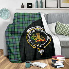 Clan MacThomas Ancient Tartan Crest Blanket Wave Style HA53 Clan MacThomas Tartan Today   