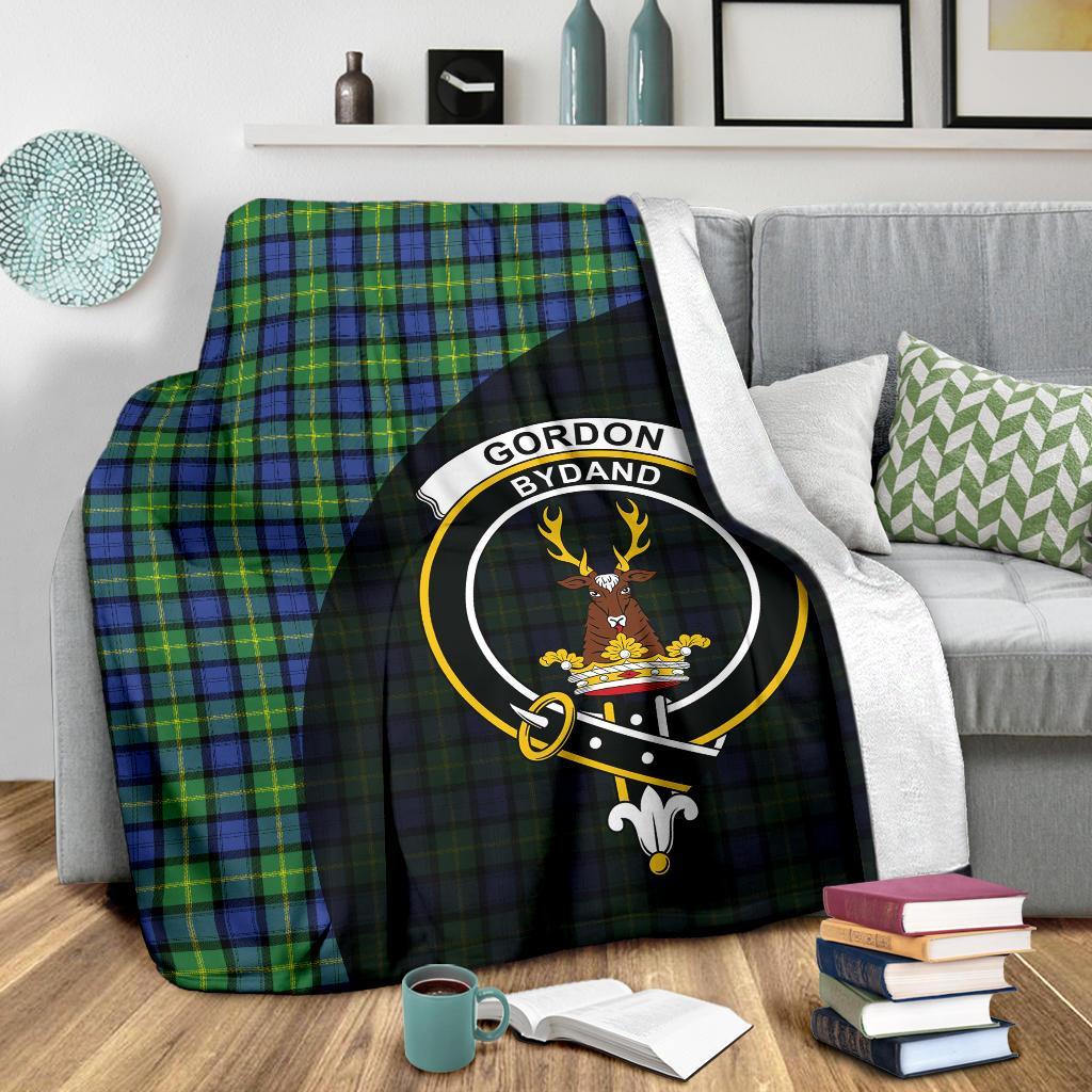 Clan Gordon Old Ancient Tartan Crest Blanket Wave Style XQ13 Clan Gordon Tartan Today   