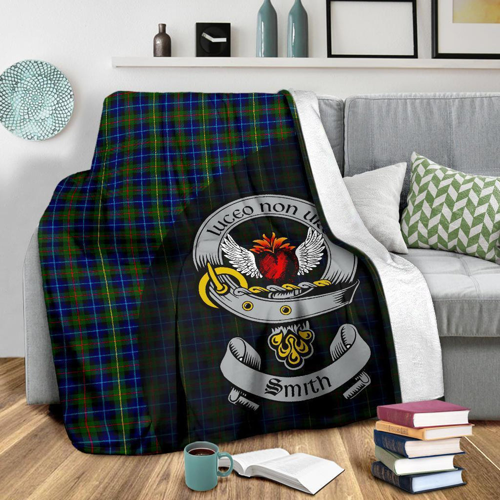Clan Smith Modern Tartan Crest Blanket Wave Style XQ76 Clan Smith Tartan Today   