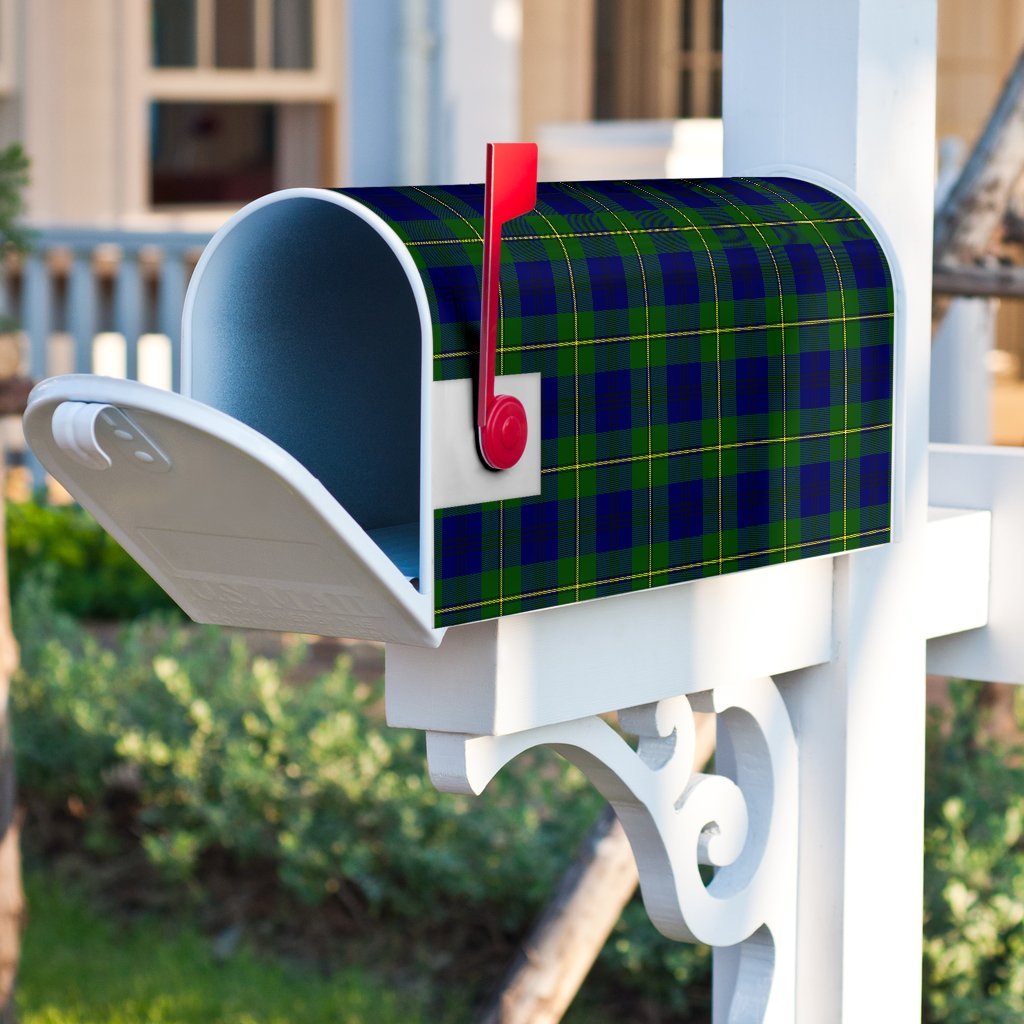 Clan Johnston Modern Tartan Crest Mailbox KS39 Clan Johnston Tartan Today   