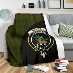 Clan Maxwell Hunting Tartan Crest Blanket Wave Style SS82 Clan Maxwell Tartan Today   