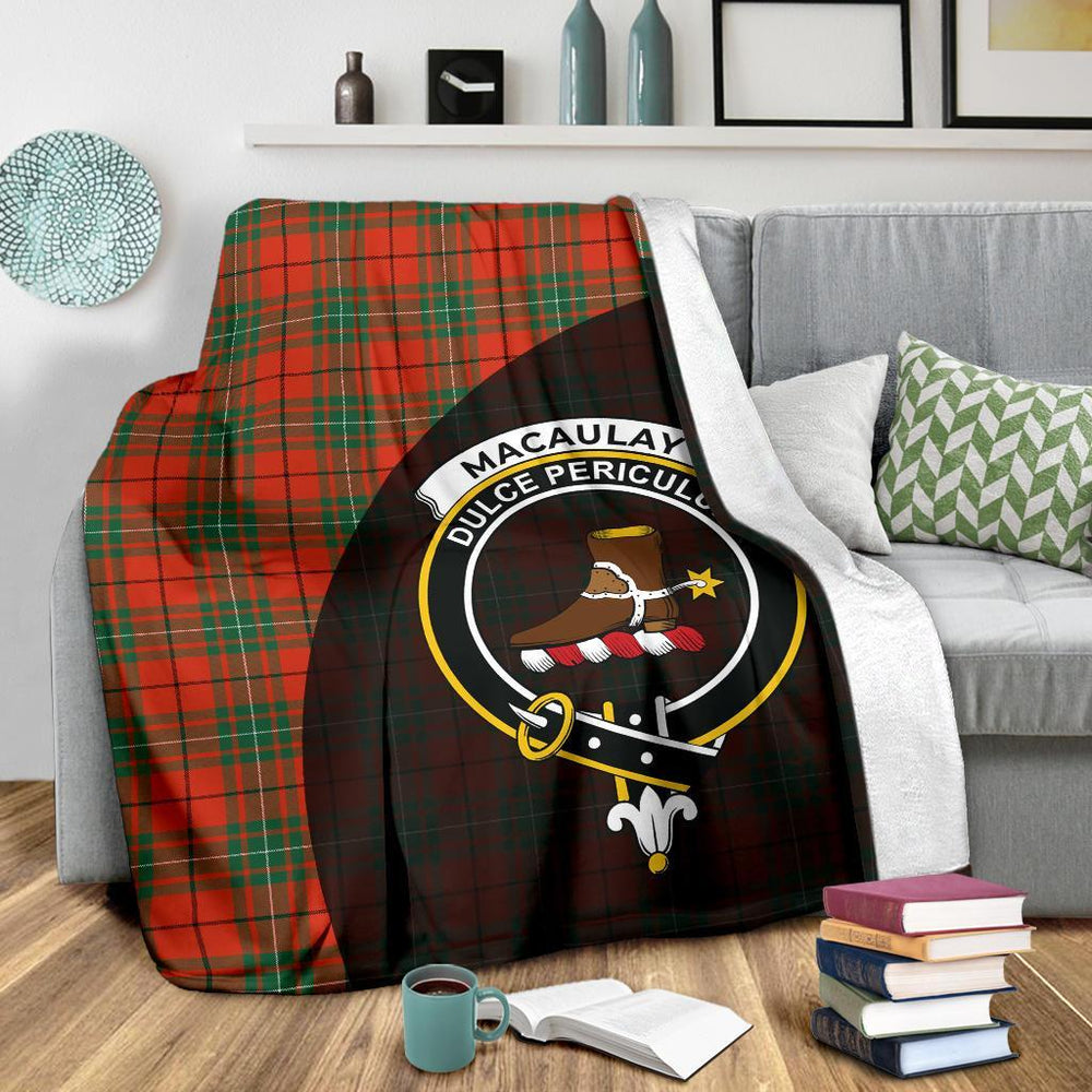 Clan Clan MacAulay Ancient Tartan Crest Blanket Wave Style IY34 Clan MacAulay Tartan Today   