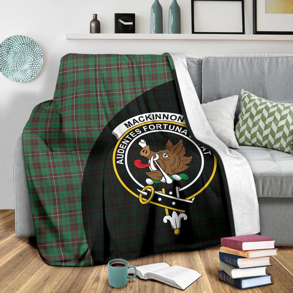 Clan MacKinnon Hunting Ancient Tartan Crest Blanket Wave Style KC96 Clan MacKinnon Tartan Today   