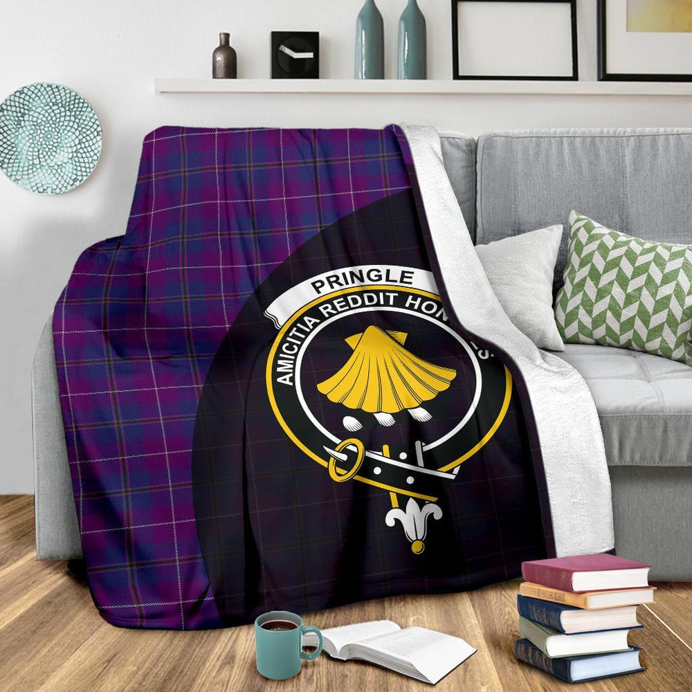 Clan Clan Pride of Glencoe Tartan Crest Blanket Wave Style GT85 Clan Glen Tartan Today   