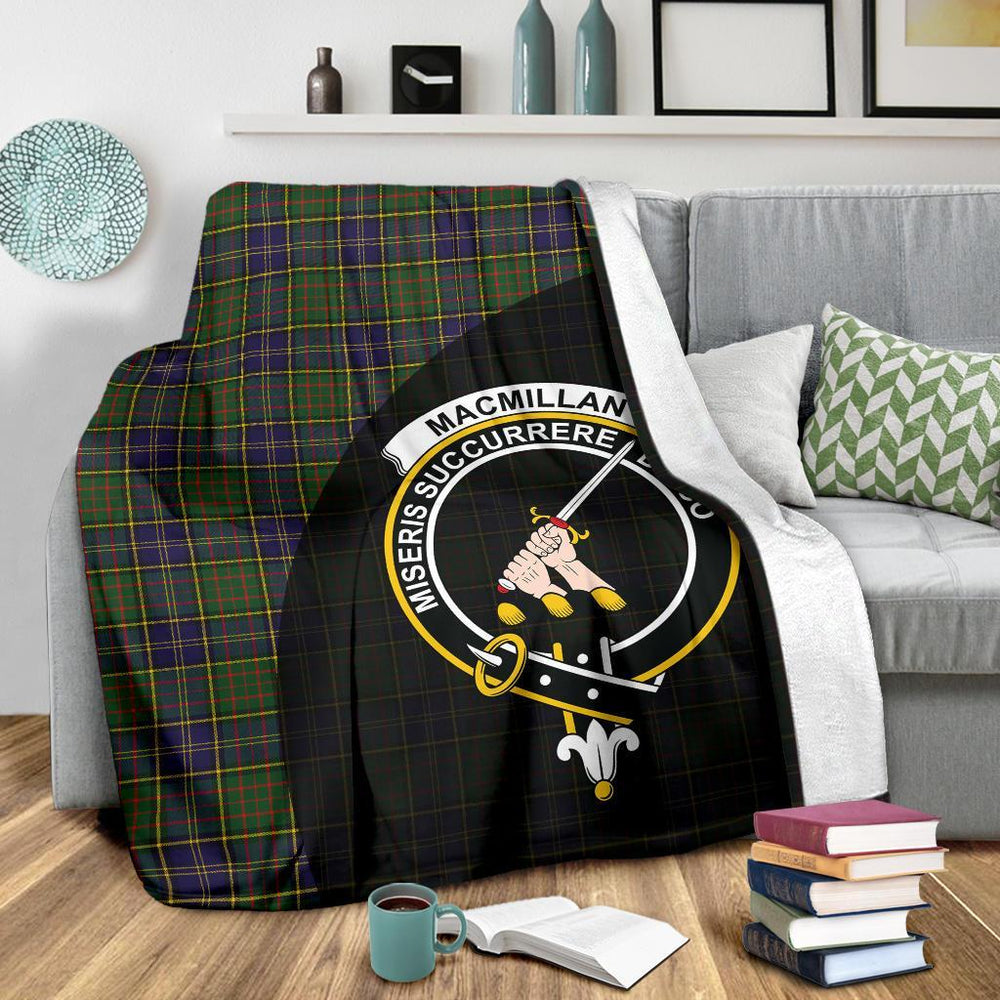 Clan MacMillan Hunting Modern Tartan Crest Blanket Wave Style HA55 Clan MacMillan Tartan Today   