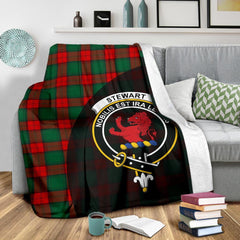Clan Stewart Atholl Modern Tartan Crest Blanket Wave Style TH77 Clan Stewart Tartan Today   