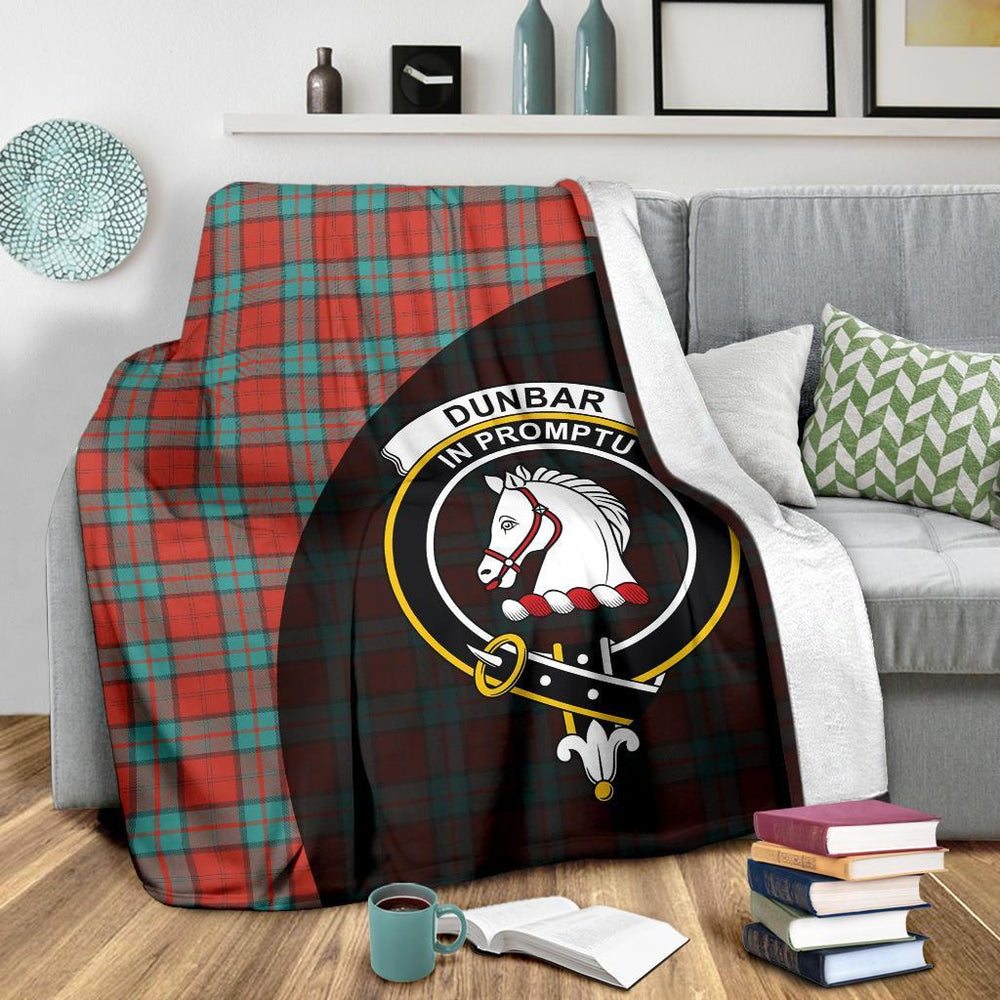 Clan Dunbar Ancient Tartan Crest Blanket Wave Style JS22 Clan Dunbar Tartan Today   