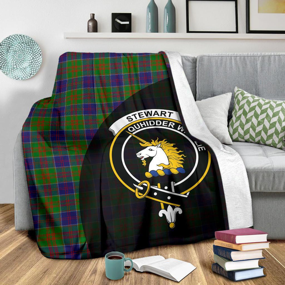 Clan Stewart of Appin Hunting Modern Tartan Crest Blanket Wave Style ZX38 Clan Stewart of Appin Tartan Today   