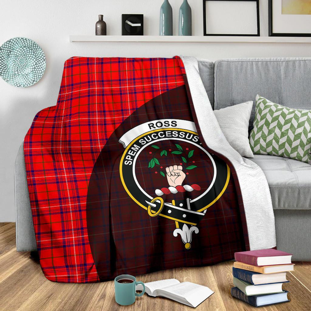 Clan Rose Modern Tartan Crest Blanket Wave Style FY51 Clan Rose Tartan Today   