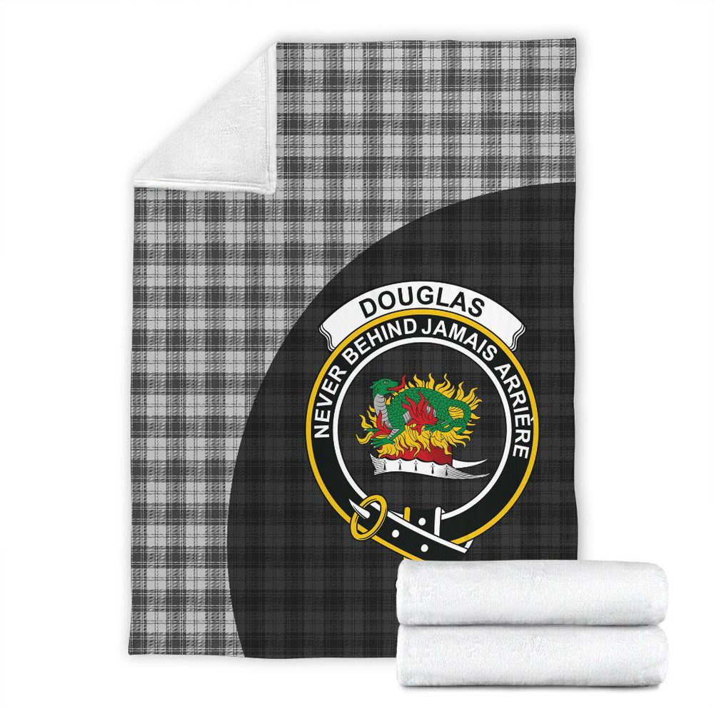 Clan Douglas Grey Modern Tartan Crest Blanket Wave Style GG98 Clan Douglas Tartan Today   