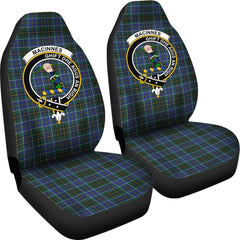 Clan MacInnes Modern Tartan Crest Car Seat Cover QW95 Clan MacInnes Tartan Today   