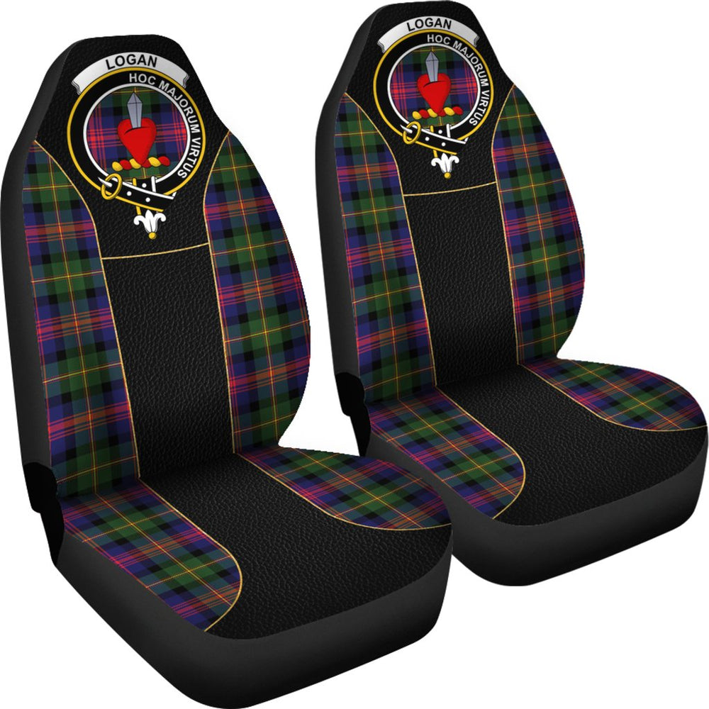 Clan Logan Tartan Crest Car Seat Cover  - Special VersionVP17 Clan Logan Tartan Today   