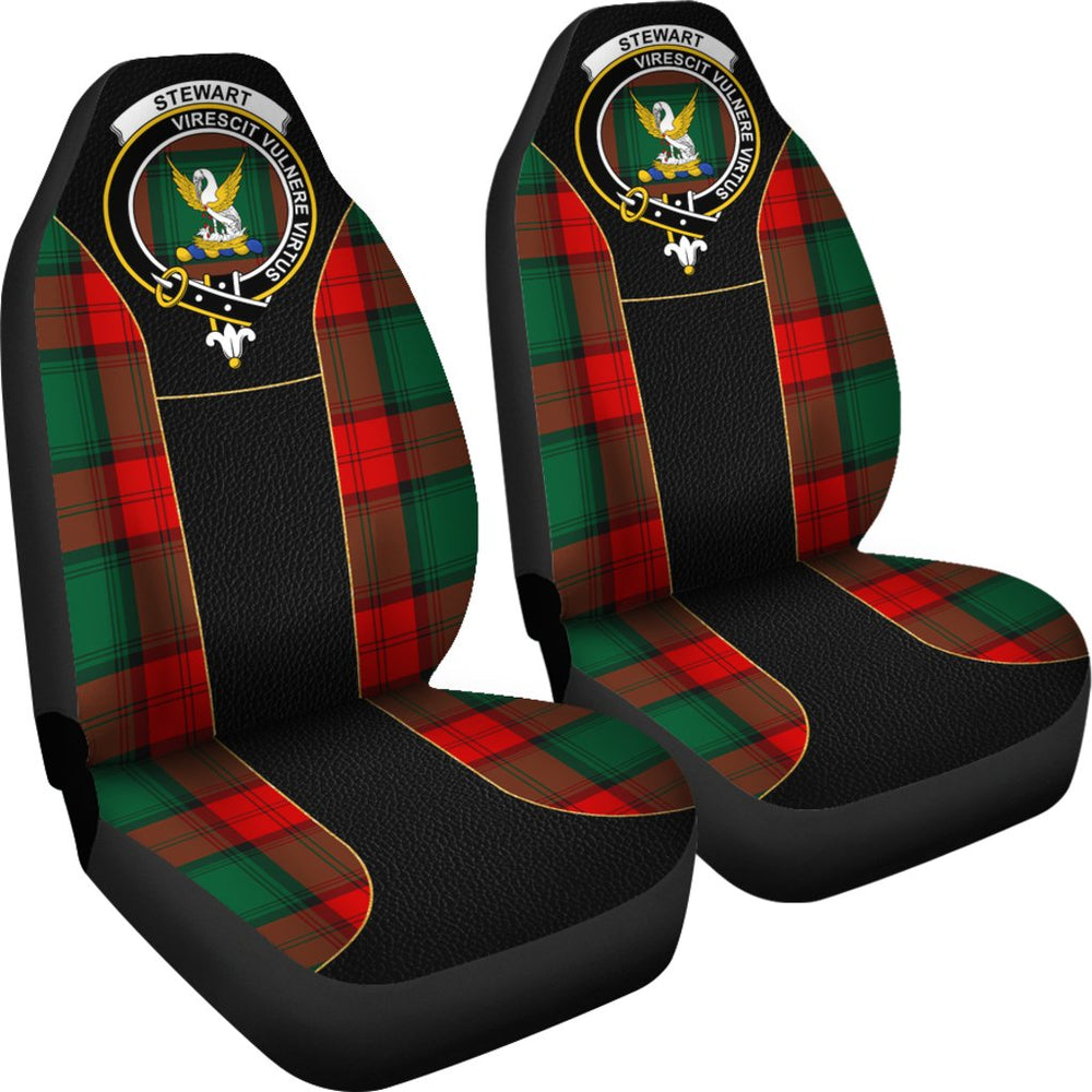 Clan Stewart (High Stewards) Tartan Family Crest Car Seat Cover MQ40 Clan Stewart Tartan Today   