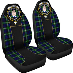Clan Lamont Tartan Crest Car seat Cover SS33 Clan Lamont Tartan Today   