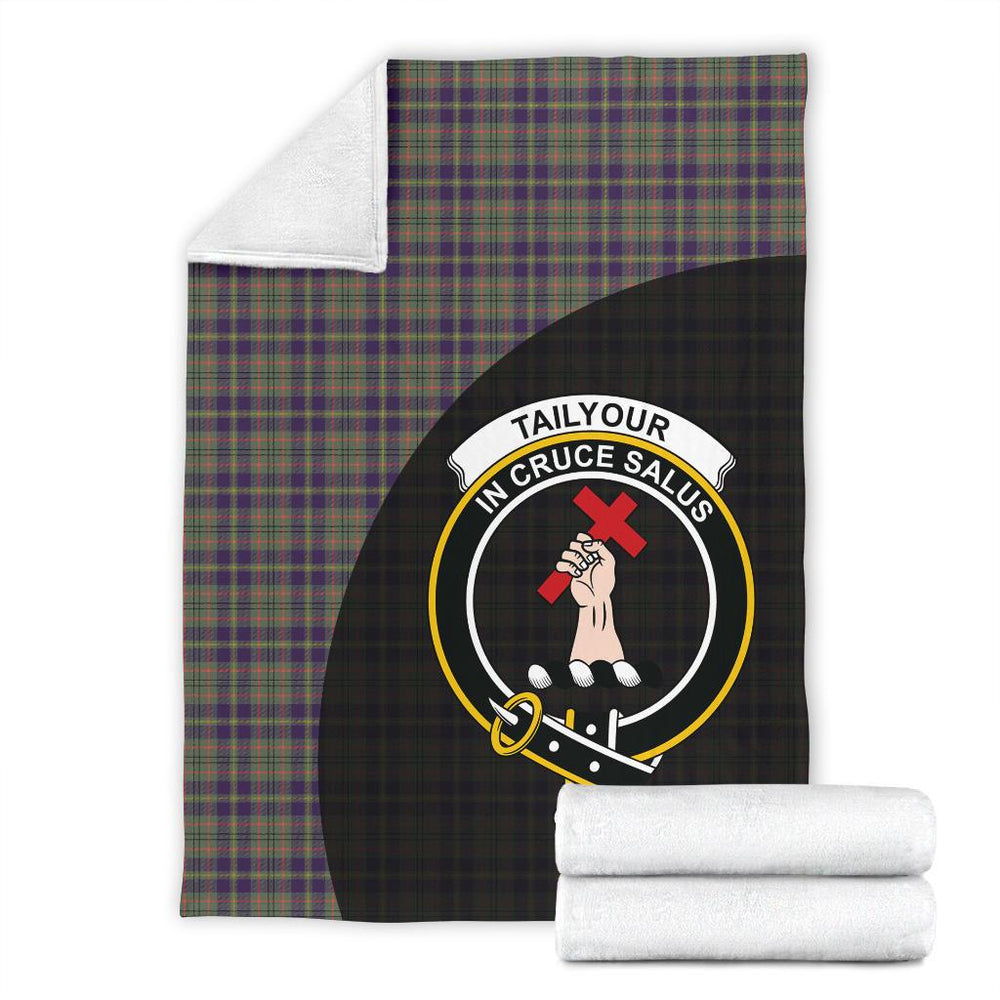 Clan Taylor Weathered Tartan Crest Blanket 3 Sizes KX48 Clan Taylor Tartan Today   