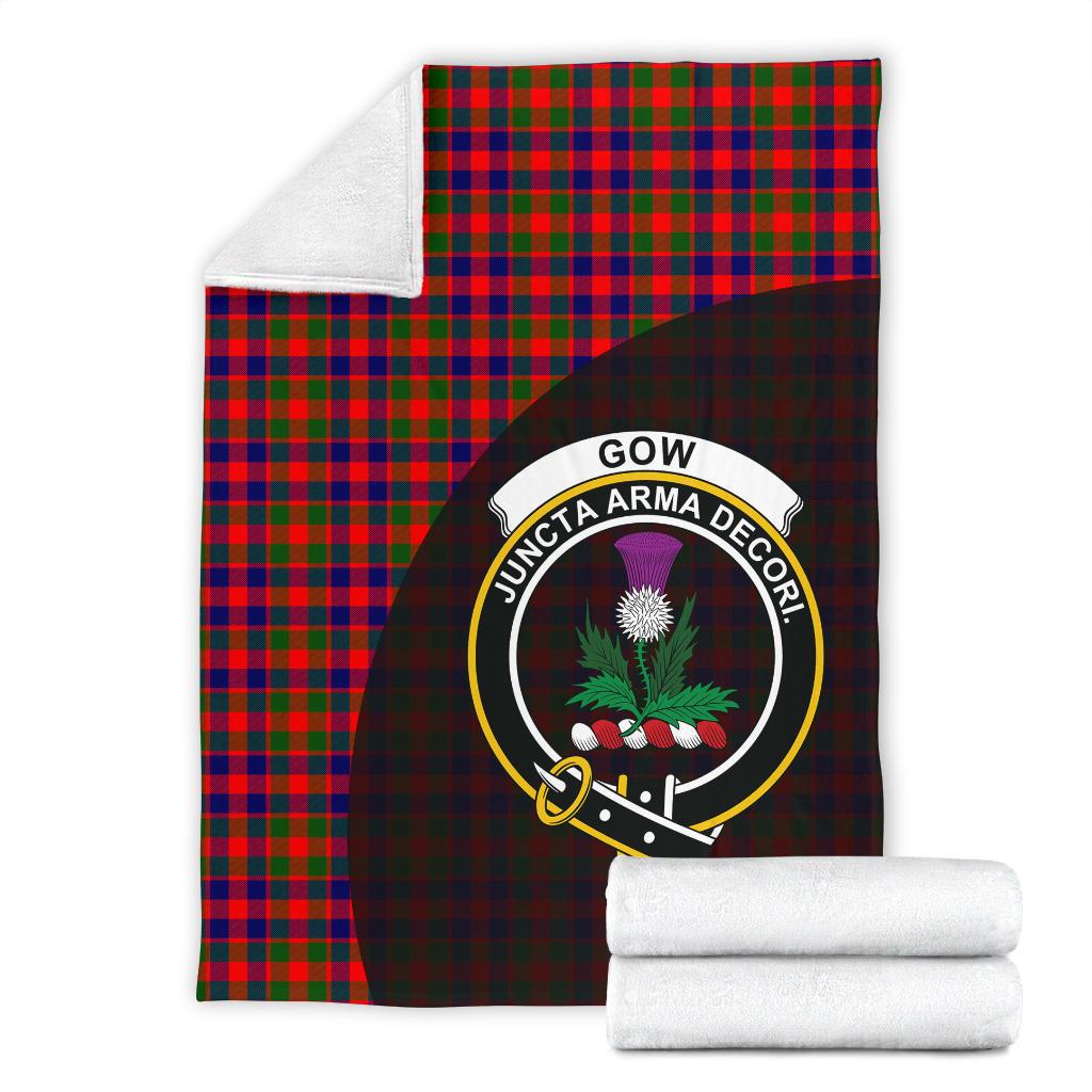 Clan Gow Modern Tartan Crest BlanketsGJ96 Clan Gow Tartan Today   