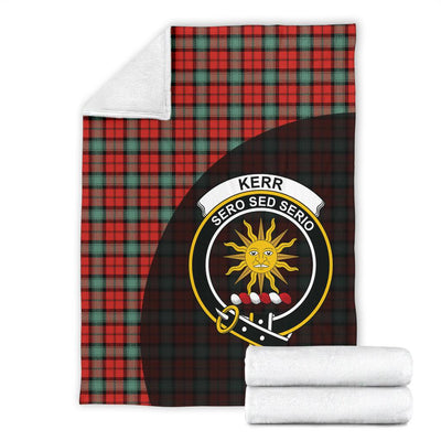 Clan Kerr Ancient Tartan Crest Blanket 3 Sizes