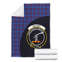 Clan Elliot Modern Tartan Crest Blanket 3 Sizes MU67 Clan Elliot Tartan Today   