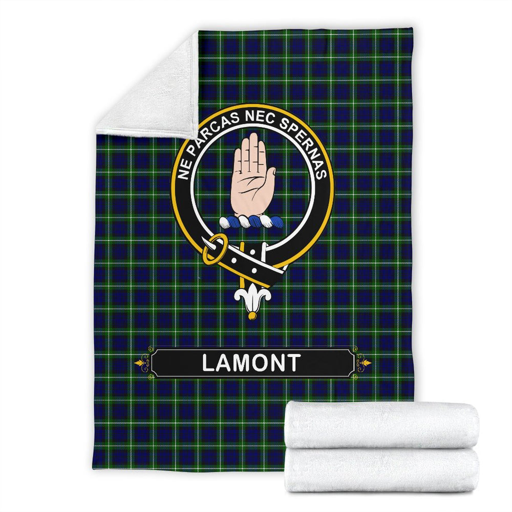 Lamont Clan Crest Blanket 3 Sizes ED32 Clan Lamont Tartan Today   