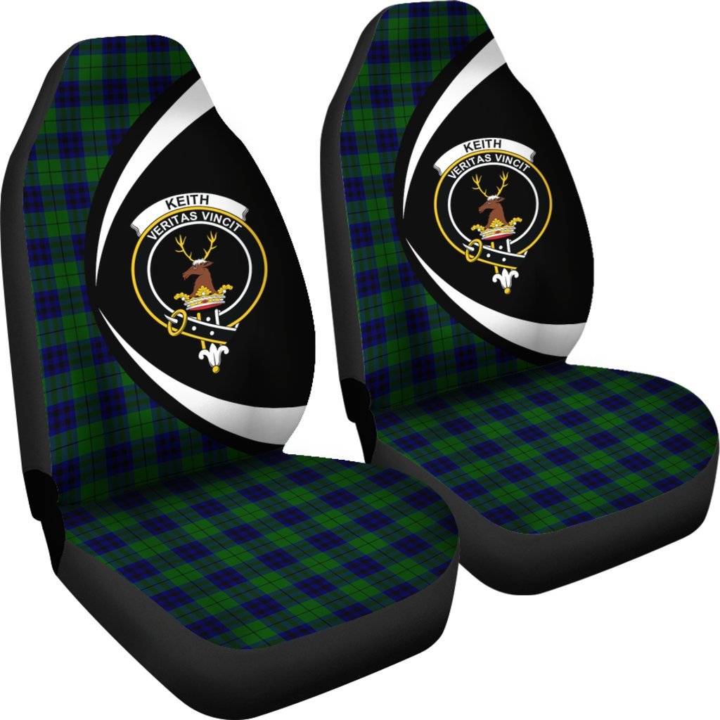 Clan Keith Modern Tartan Crest Car Seat Cover PN82 Clan Keith Tartan Today   