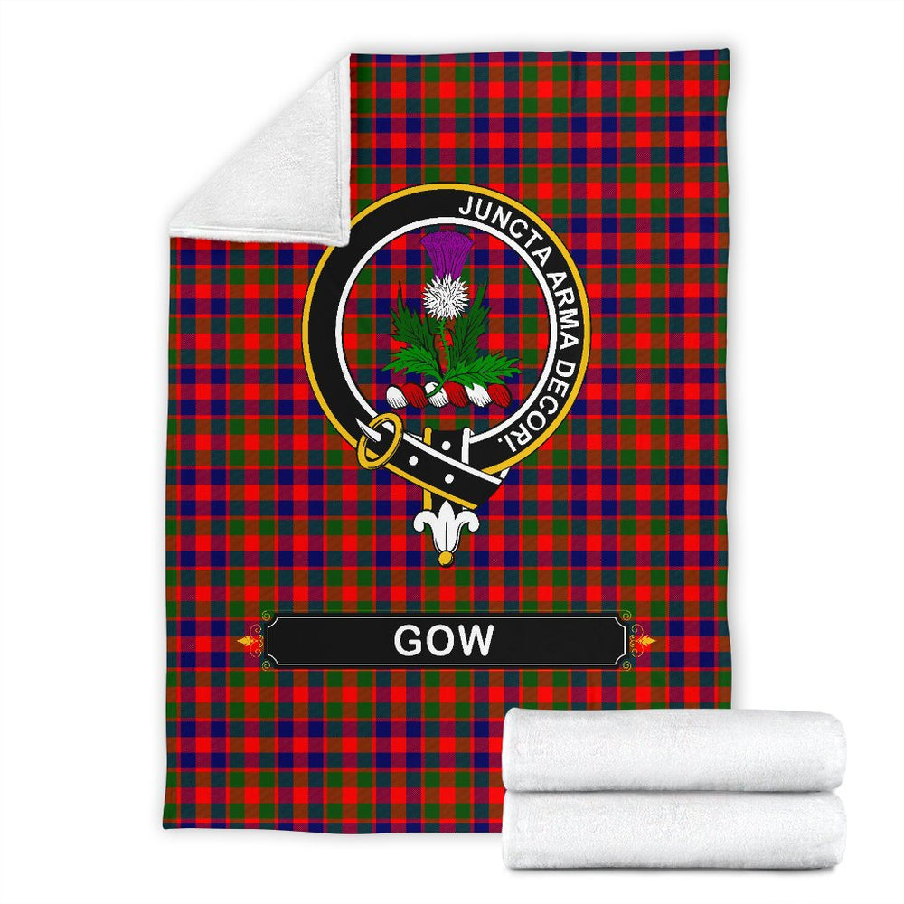 Clan Gow Of Skeoch Tartan Crest BlanketsVY18 Clan Gow Tartan Today   