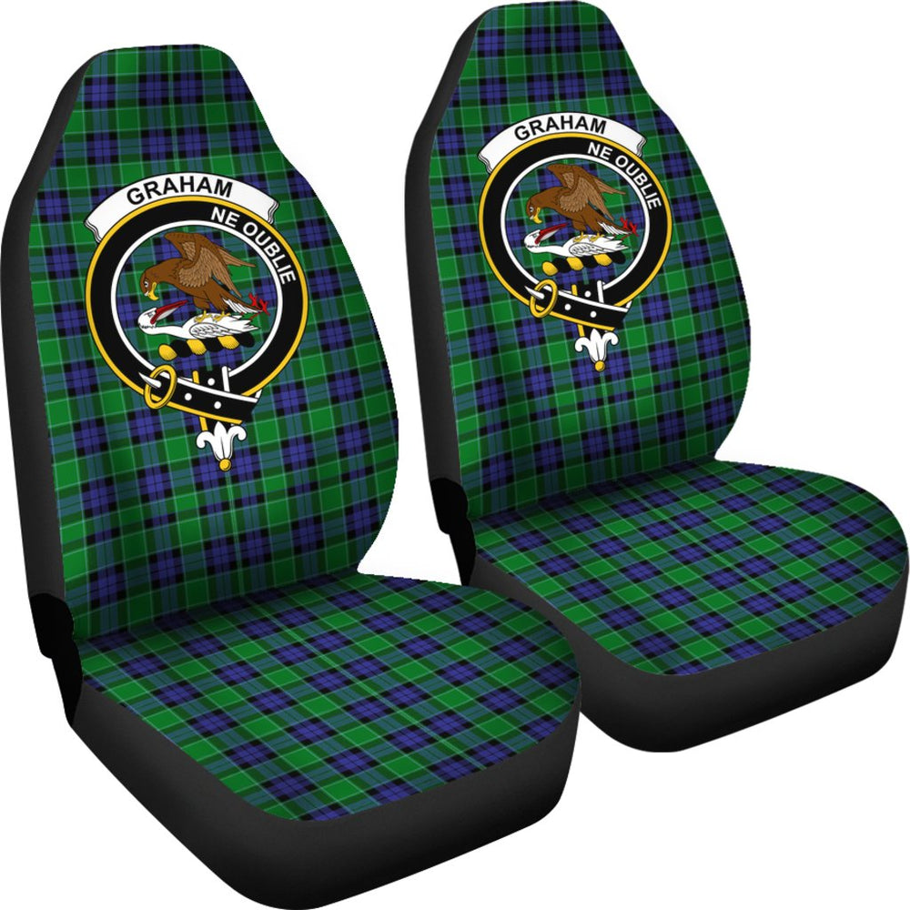 Clan Graham of Menteith Modern Tartan Crest Car Seat Cover SA92 Clan Graham Tartan Today   