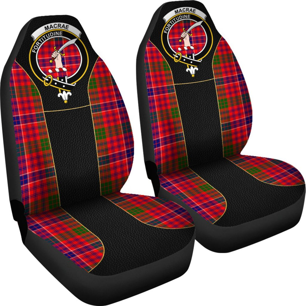 Clan MacRae Tartan Crest Car Seat Cover JO60 Clan MacRae Tartan Today   