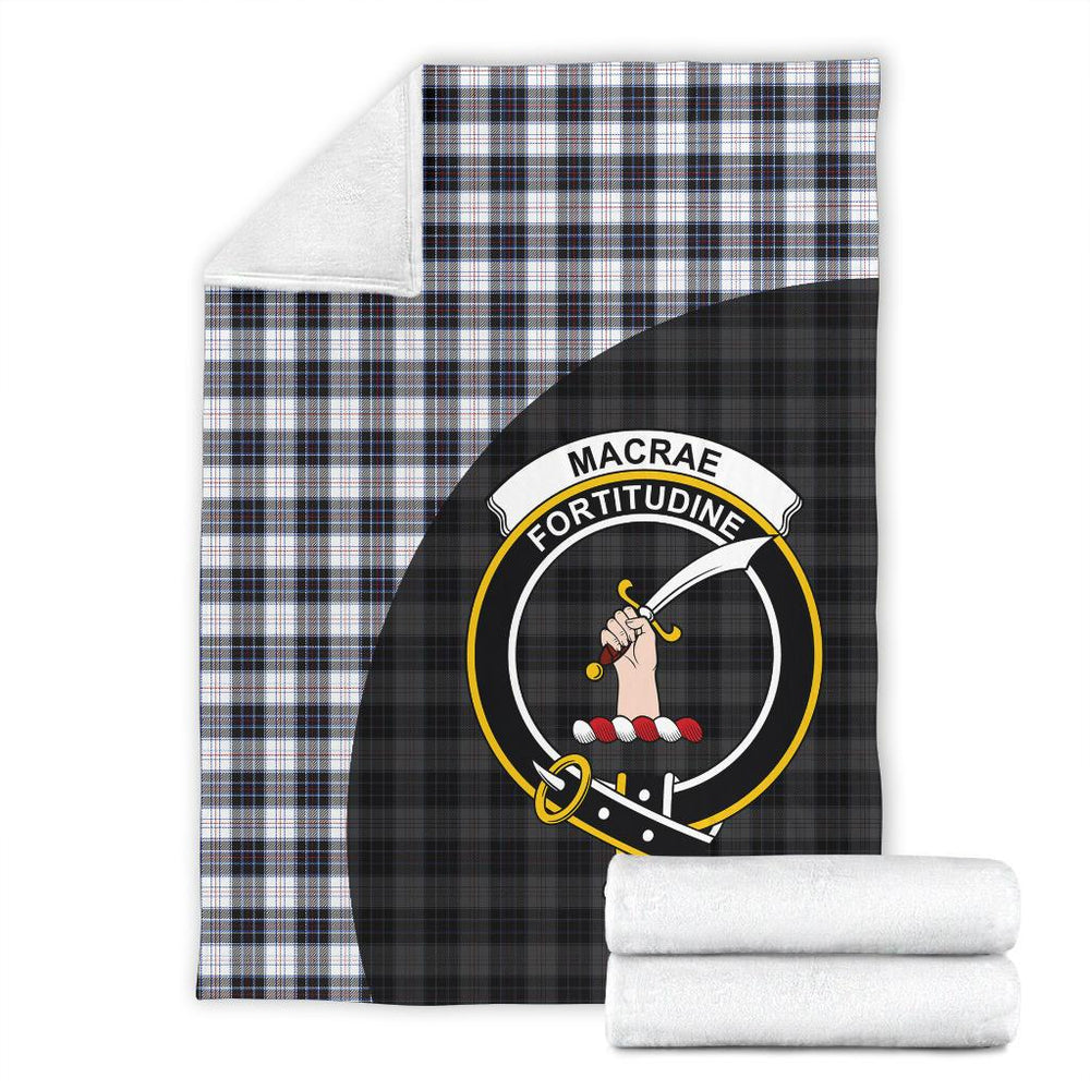 Clan MacRae Dress Modern Tartan Crest Blanket 3 Sizes OS49 Clan MacRae Tartan Today   