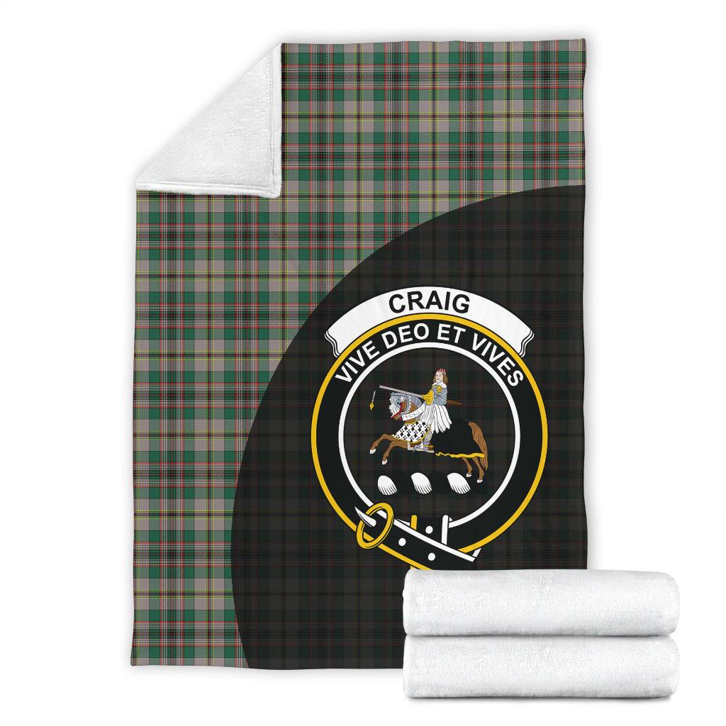 Clan Craig Ancient Tartan Crest Blanket Wave Style JY69 Clan Craig Tartan Today   