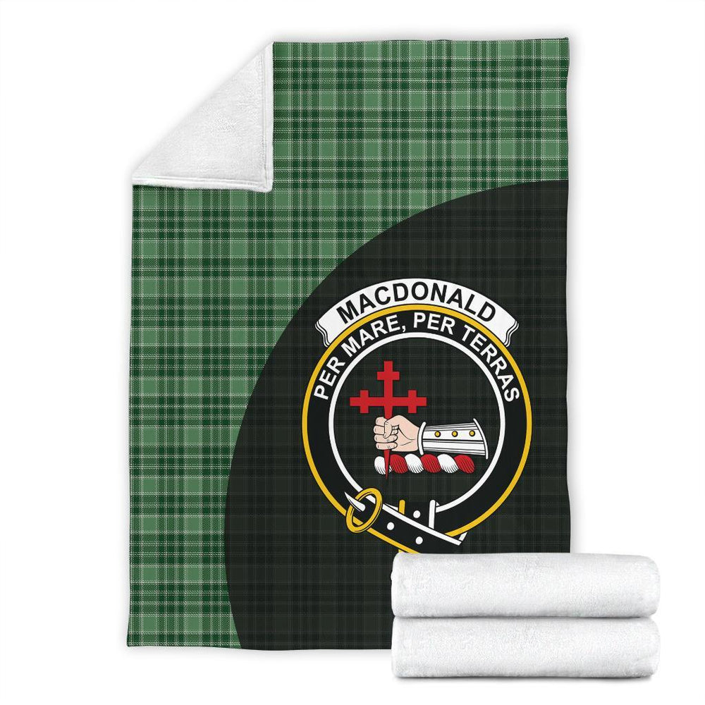 Clan MacDonald Lord of the Isles Hunting Tartan Crest Blanket Wave Style SR55 Clan MacDonald Tartan Today   